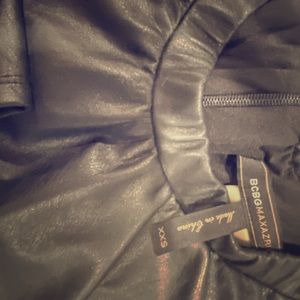 Faux Leather Bodysuit